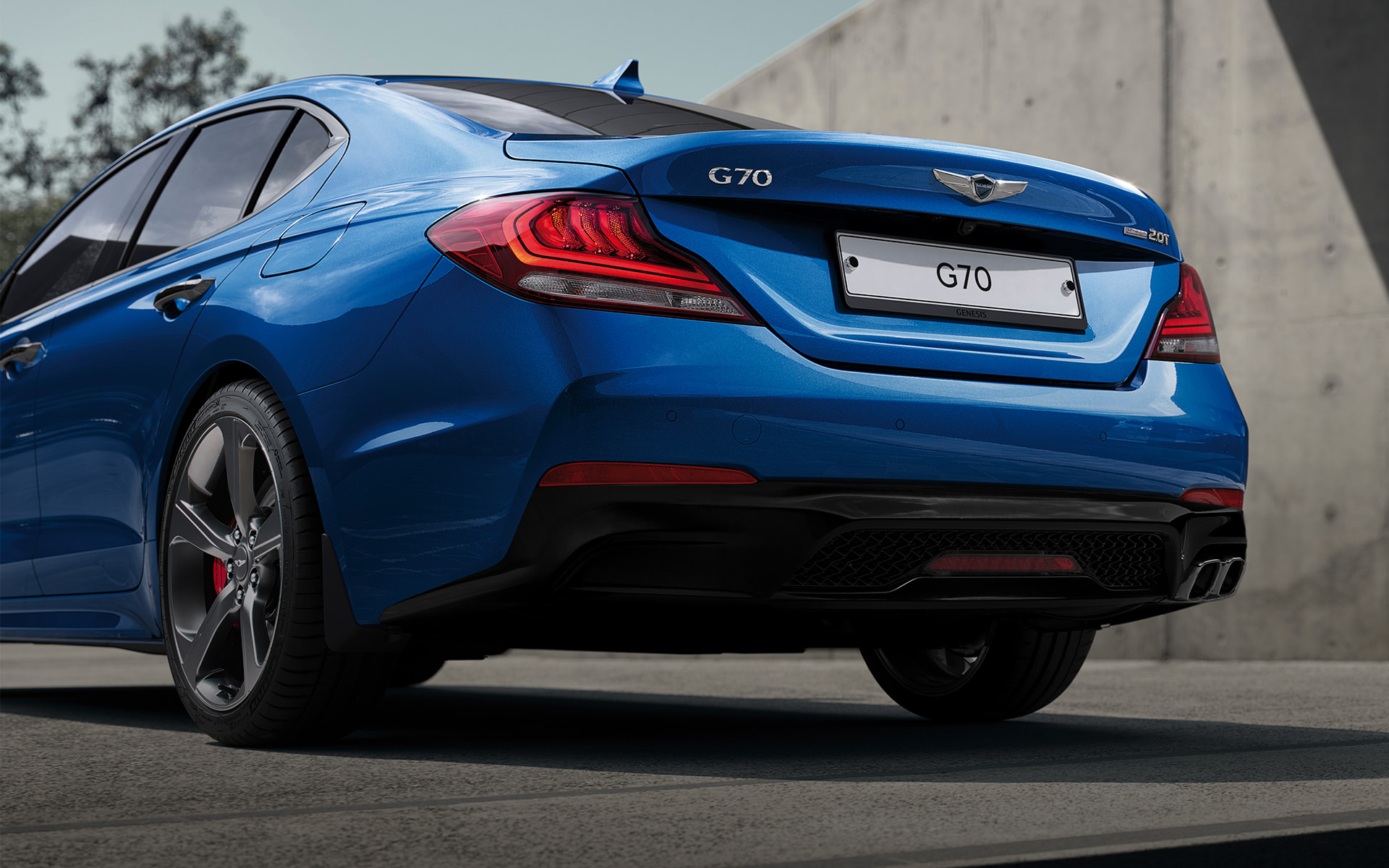 GENESIS G70 Design Features - 듀얼 머플러