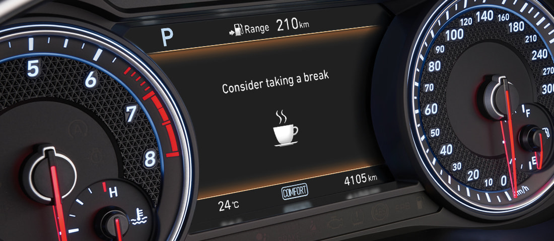 GENESIS G70 Safety Features - 운전자 주의 경고