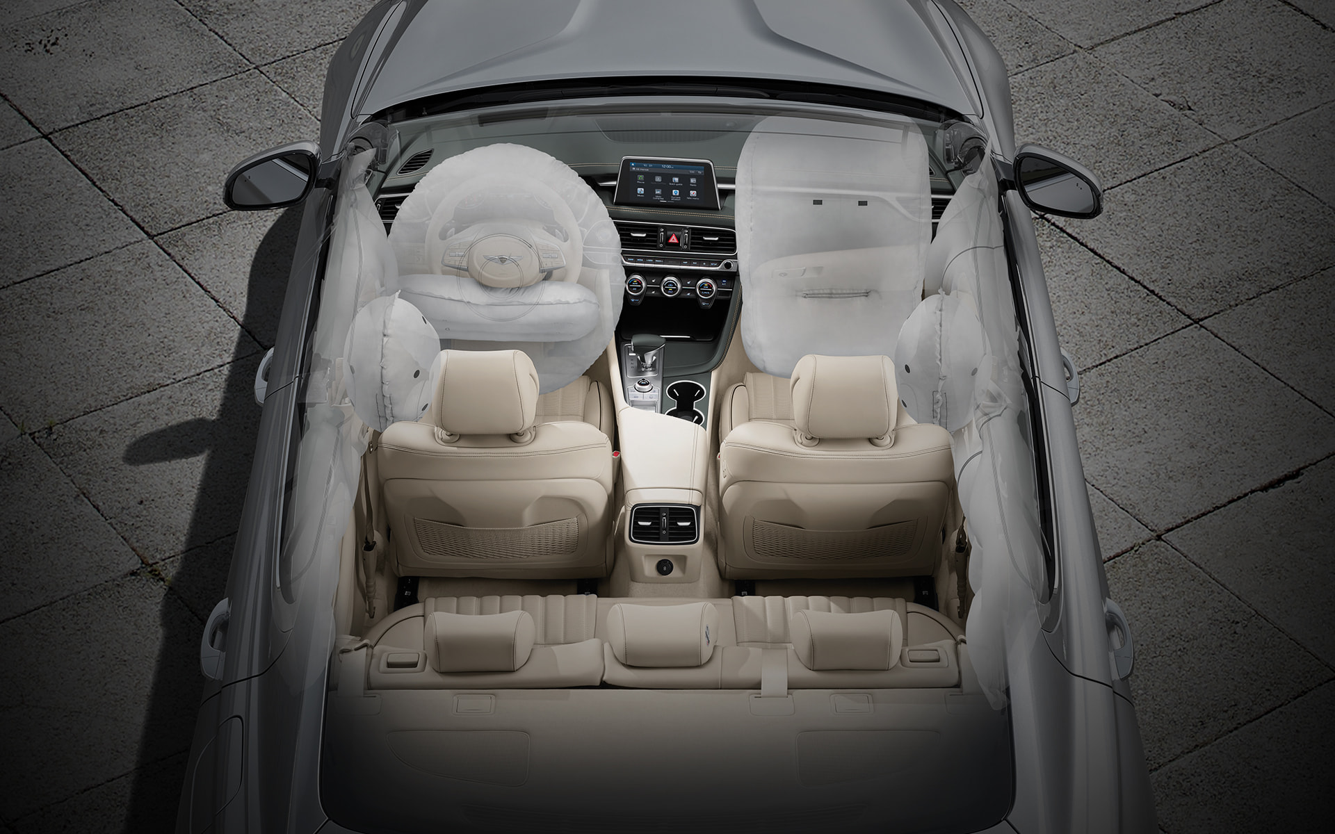 GENESIS G70 Technology Features - 9 에어백 시스템